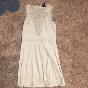 suede dress